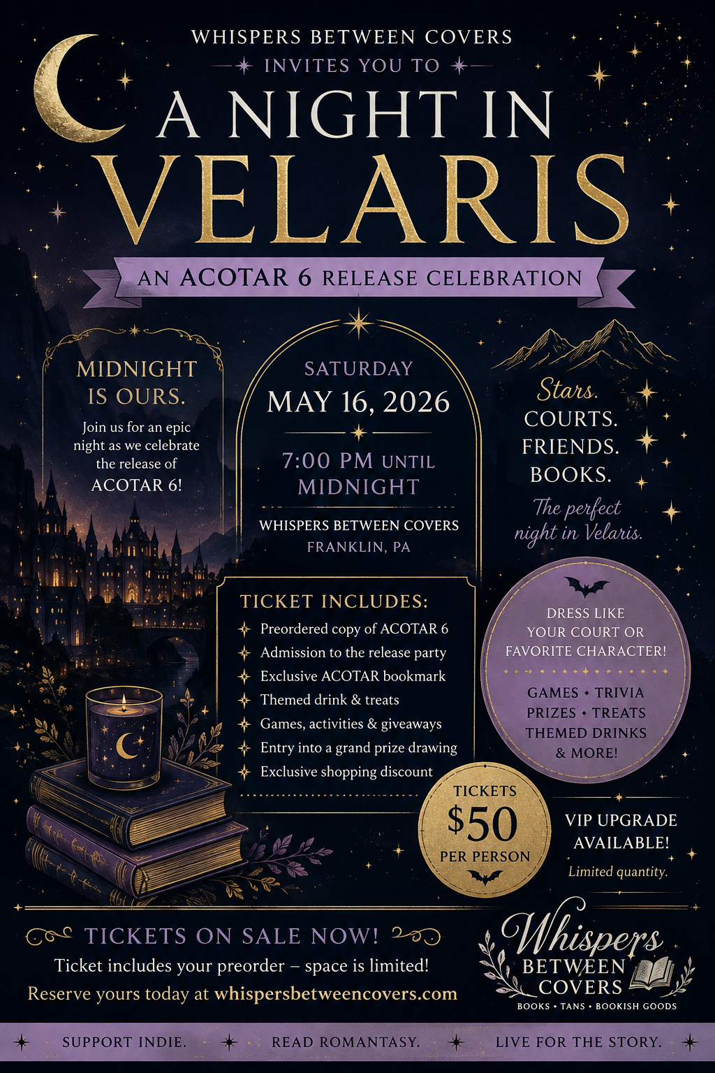 A Night in Velaris: An ACOTAR 6 Release Celebration