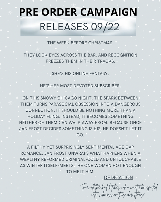 Jan Frost by Serena Pier (Pre Order Campaign, Releases 10/22)