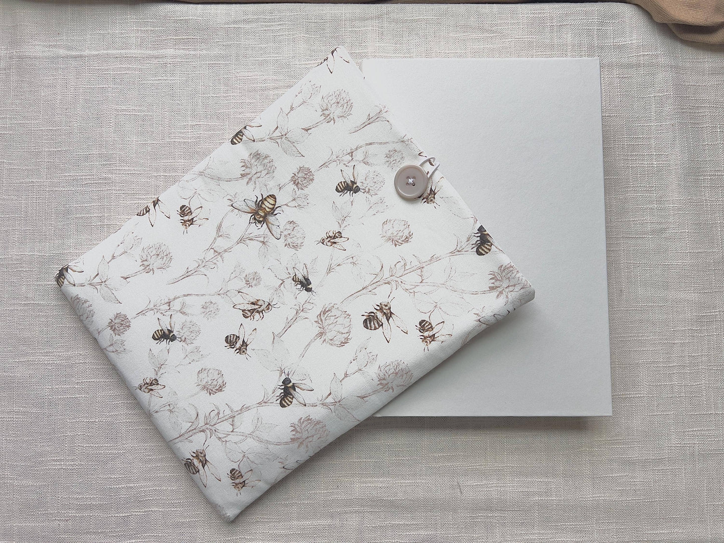 Delicate Bees Padded Book/Tablet Sleeve