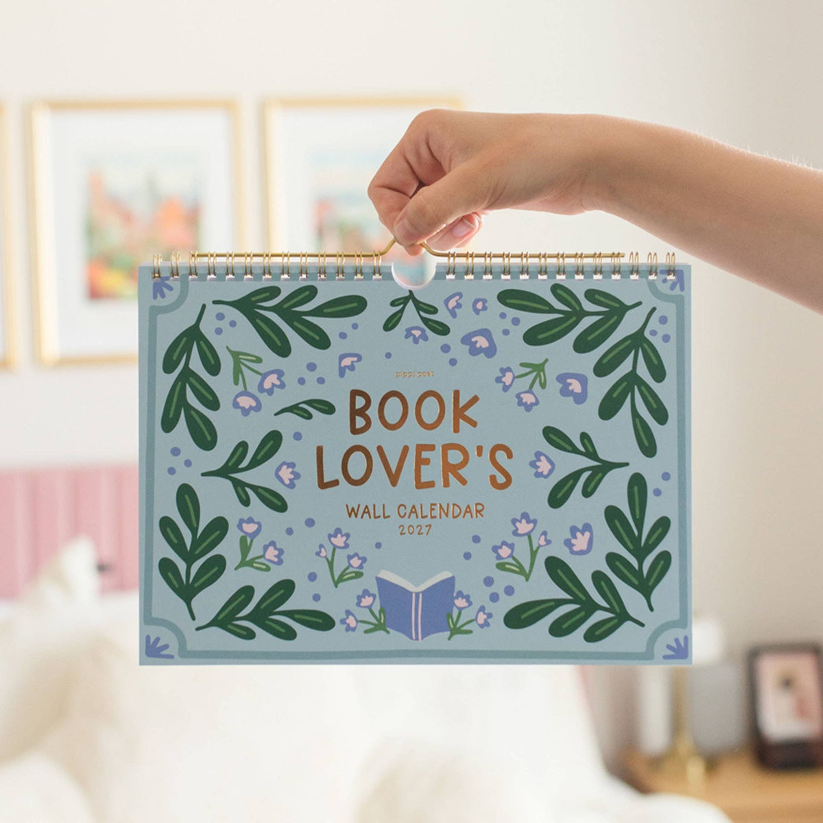 Book Lover's 2027 Spiral Hanging Wall Calendar
