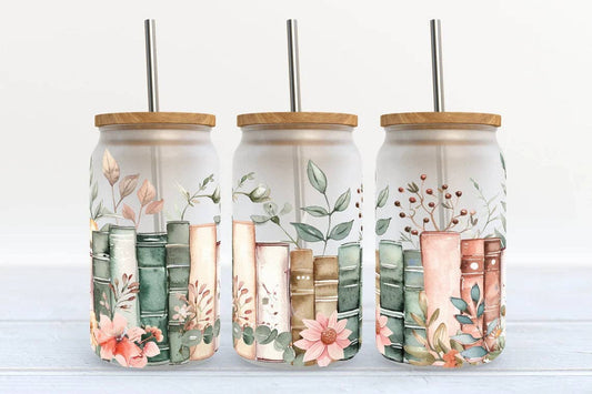 Floral Books Cup