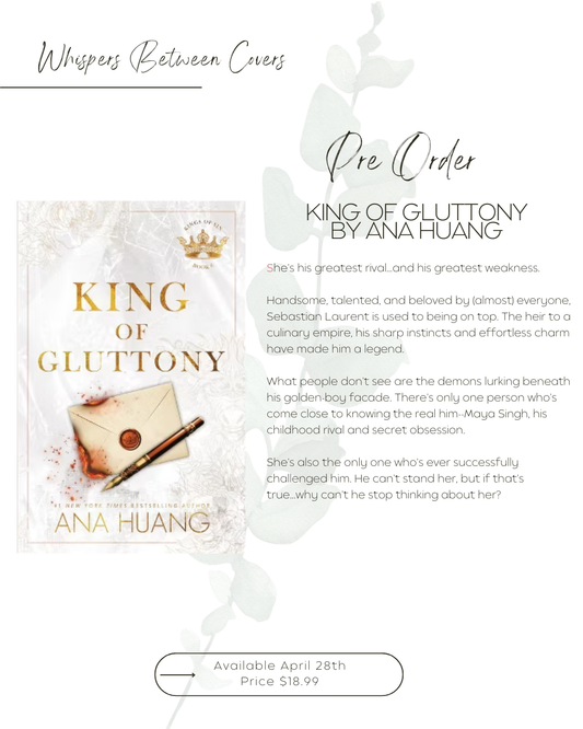 King of Gluttony by Ana Huang (Preorder)