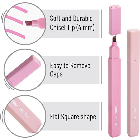 Aesthetic Highlighters, 16 Pack, Assorted Colors, No-Bleed