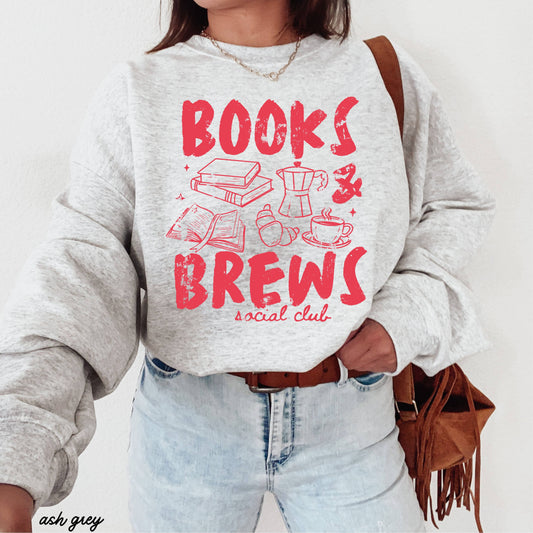 Books & Brews Crewneck