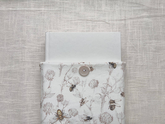 Delicate Bees Padded Book/Tablet Sleeve