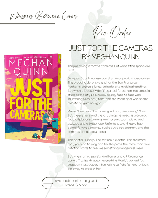 Just For The Cameras by Meghan Quinn (Preorder)