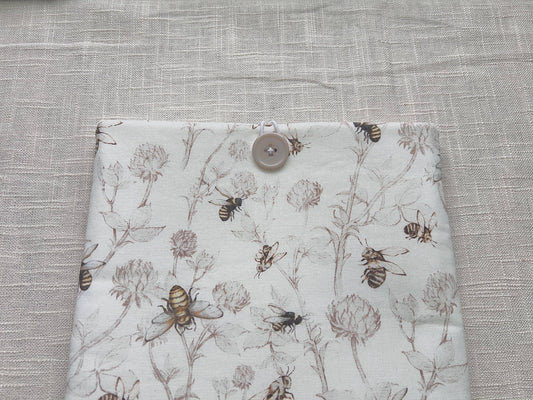 Delicate Bees Padded Book/Tablet Sleeve