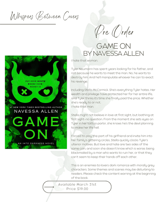 Game On by Navessa Allen (Preorder)