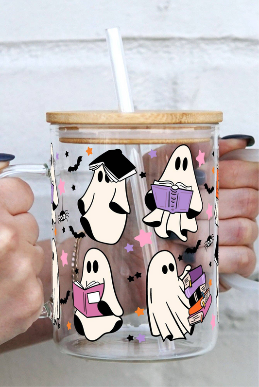 Ghosts and Books Cup