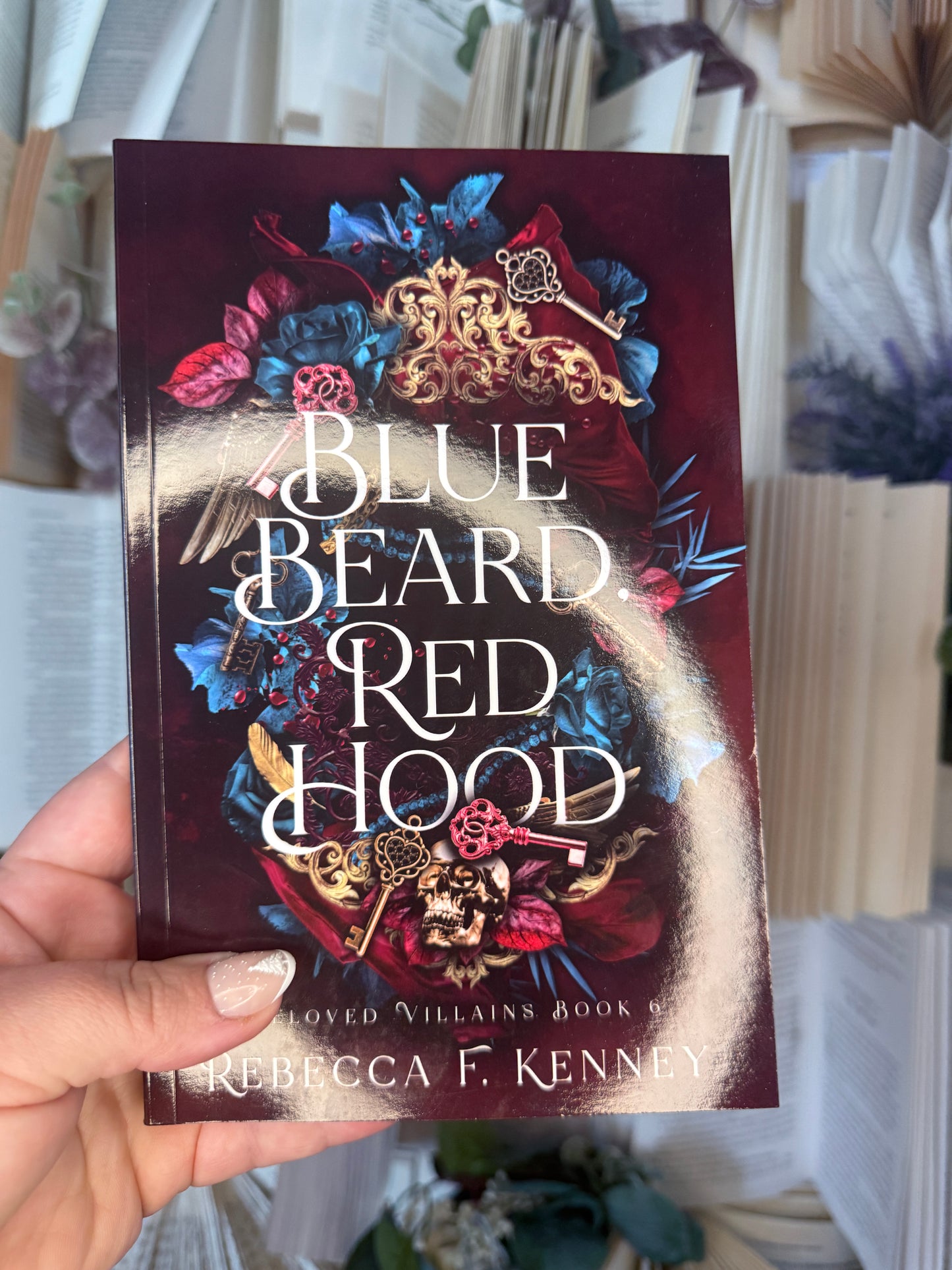 Blue Beard Red Hood by Rebecca Kenney