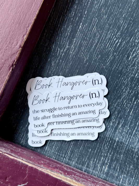 Book Hangover Stickers
