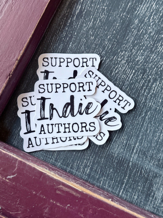 Support Indie Authors Stickers