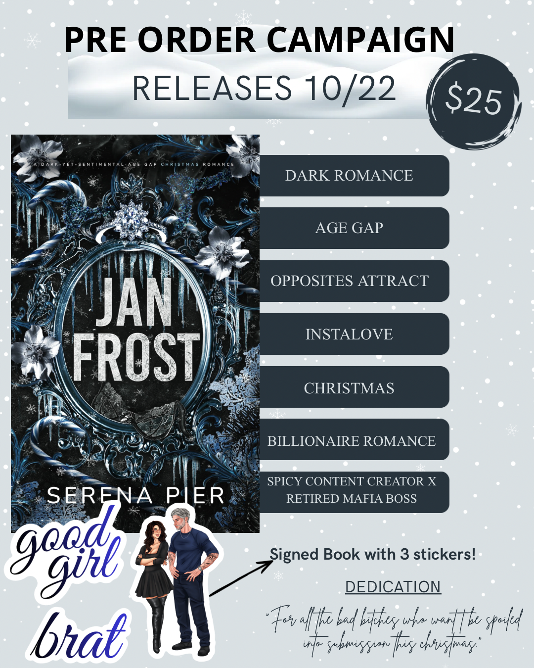 Jan Frost by Serena Pier (Pre Order Campaign, Releases 10/22)