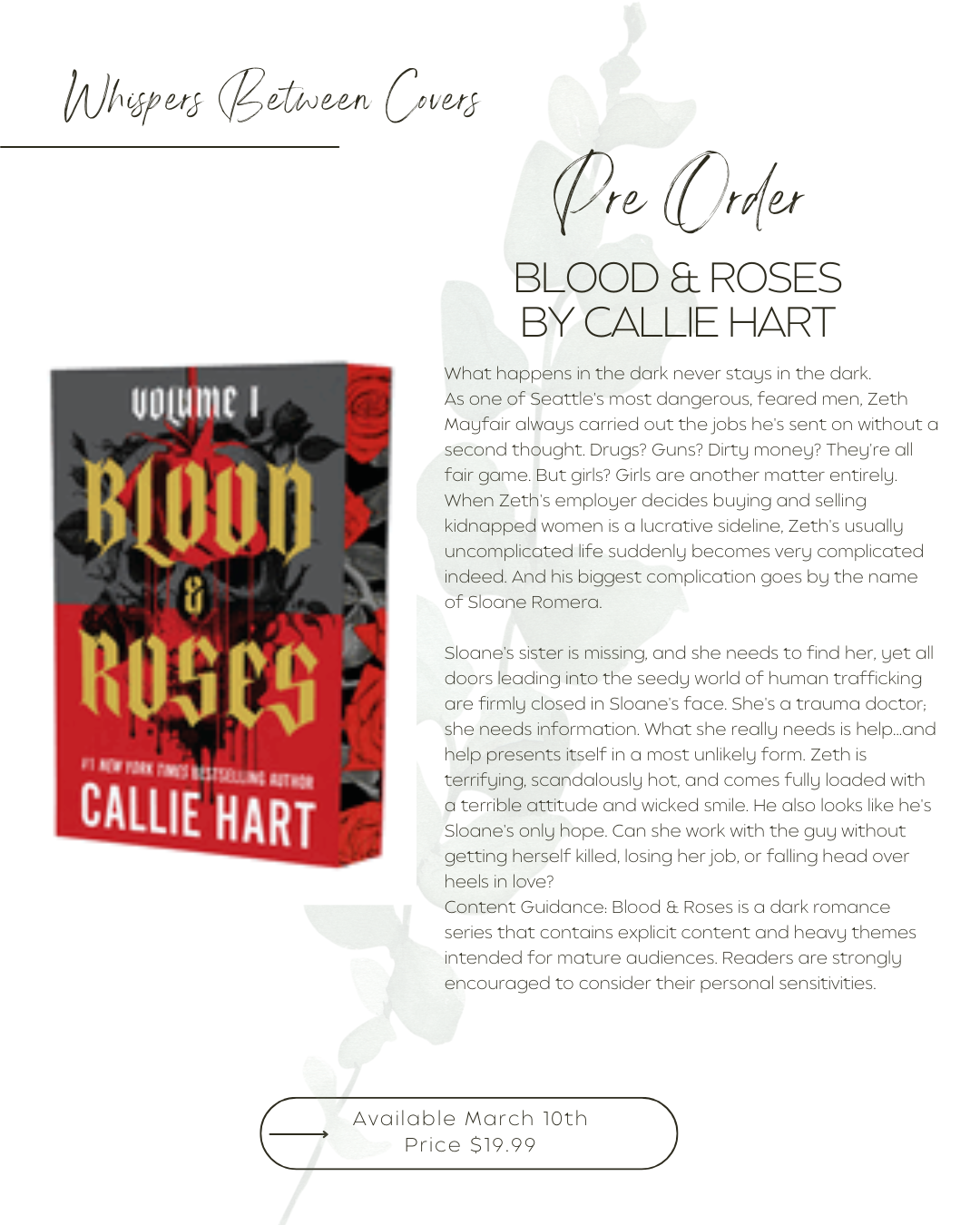 Blood & Roses Vol 1 by Callie Hart