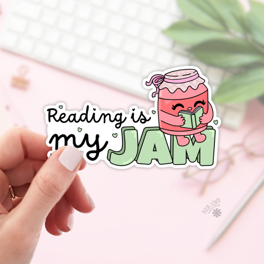 Reading is My Jam Stickers