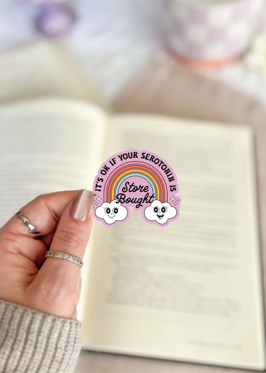Serotonin Rainbow Sticker