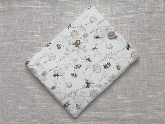 Delicate Bees Padded Book/Tablet Sleeve