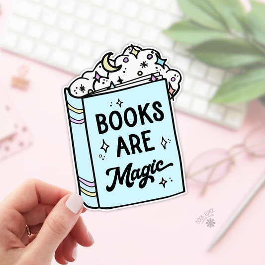 Books Are Magic Stickers