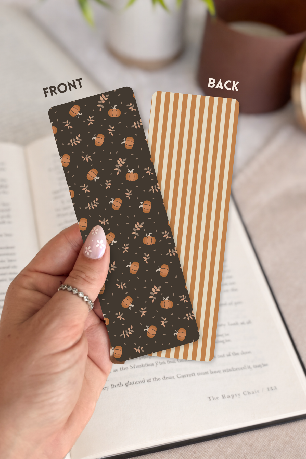 Dark Pumpkin Bookmarks